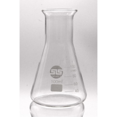 SLS Select Conical Flask Borosilicate Glass 50mL
