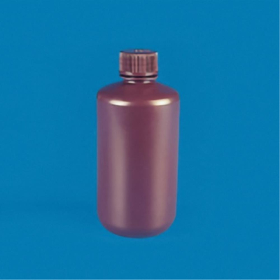 SLS Select Bottle HDPE Amber Narrow Mouth 125mL