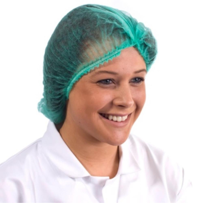 Mob caps Green 52cm double stitched Head Band