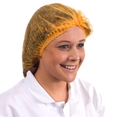 Mob caps Orange 52cm double stitched Head Band