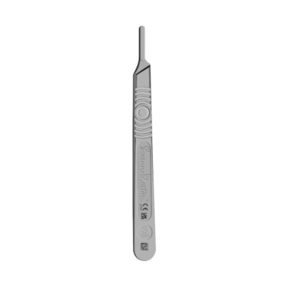 Swann-Morton No 3 Scalpel Handle - Stainless Steel;  Non Sterile; Individually Wrapped