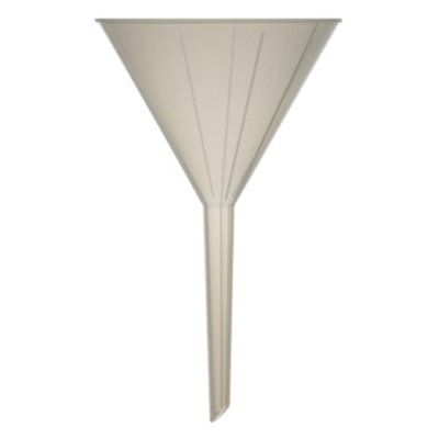 160mm polypropylene funnels natural