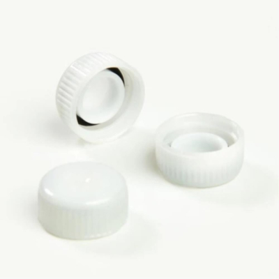 Thermo Scientific Screw Cap with O-ring white Non-Sterile cap only no tube