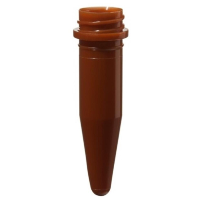 Thermo Scientific 1.5mL Screw Cap Tube Non Skirted Amber Non-Sterile tube with unattached cap