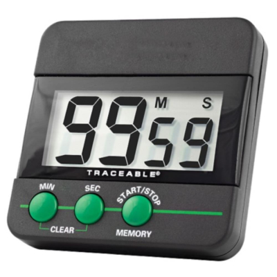 Traceable Digital Count Down Timer with Calibration; 99min/59s