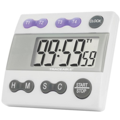 Traceable Four-Channel Alarm Timer with Calibration