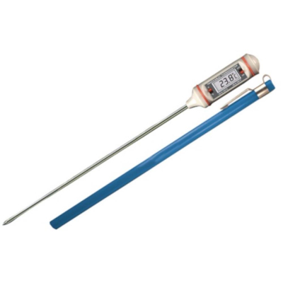 Traceable Digital Pocket Thermometer with Calibration; 302Deg F; 8 Long-Stem