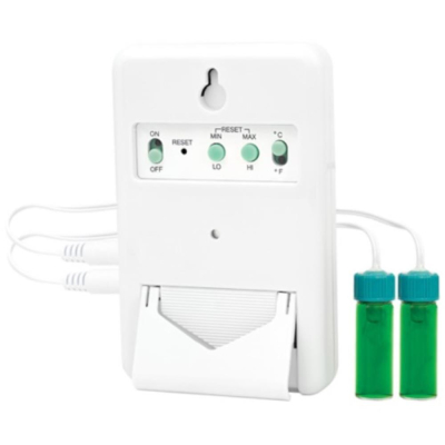 Traceable Ultra Refrigerator/Freezer Thermometer with Calibration; 2 Vaccine Bottle Probes