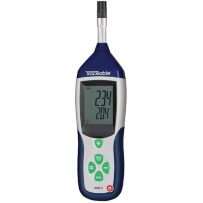 Traceable Professional Thermohygrometer with Calibration