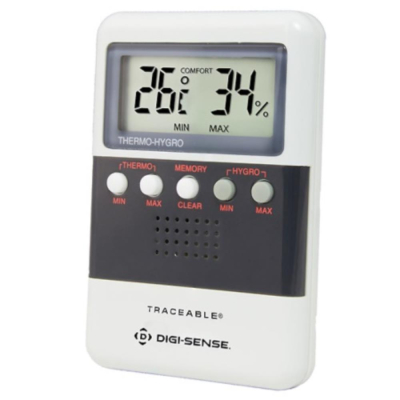 Traceable Thermohygrometer with Minimum/Maximum Function and Calibration