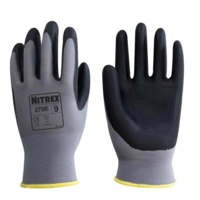 Unigloves 270E Nitrile Palm Coated Gloves - Size 8