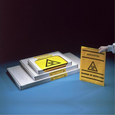 Biohazard self seal bag 450x600mm