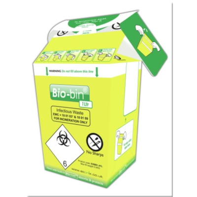 Bio bin 1ltr Yellow