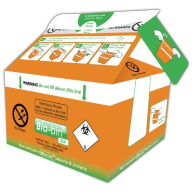 Bio bin 2ltr Orange
