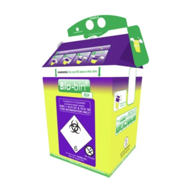 Bio bin 5ltr Purple