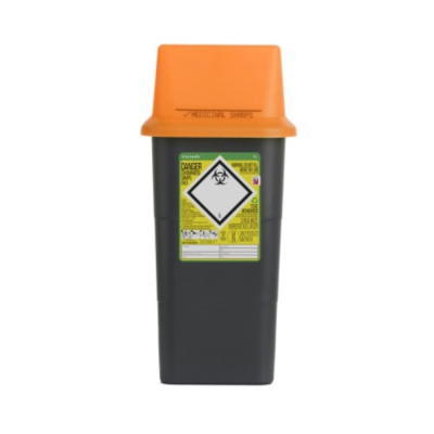 Sharpsafe 7L Sharps Bin Lid Orange