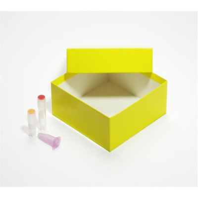 Bravo Freezer Boxes Undivided - 133 x 133 x 50mm - Standard - Yellow