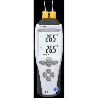 Hi-Accuracy 4 Input K & J Type Thermometer