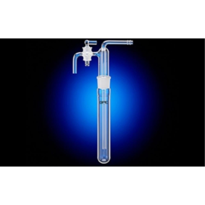 J Young Vac Line Cold Trap With B40 Socket And Hv Glass Key On The Outlet