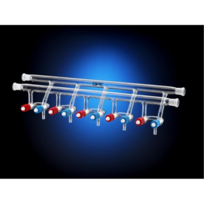 J Young Dual Bank Offset Manifold 3 Port 10mm High Performance Valve Size 300mm Approx Width - Does
