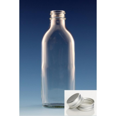 Bottle Medical Flat 200ml+ Cap