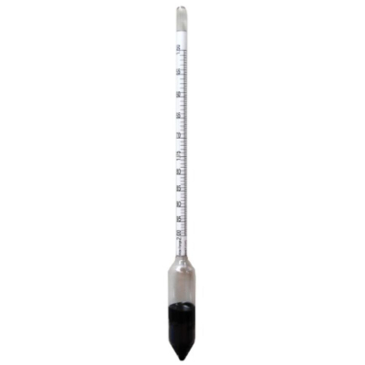 Specific Gravity Range Finder Hydrometer 0.70 - 2.00 SG; 0.010 Subdivision (Medium Surface Tension)