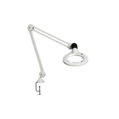 KFM LED Magnifiers with arm length 105cm; colour White ; lens diopter 3D; CLA mount