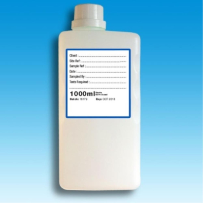 Sample Bottles EDTA Dosed Sterile White Cap 1000ml Sample Bottles EDTA Dosed Sterile White Cap 1000ml
