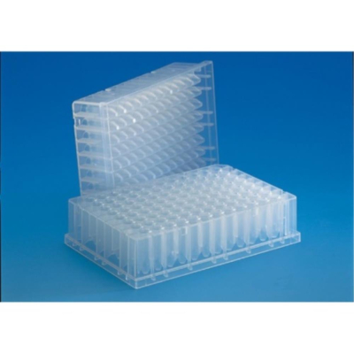 ABGene 96 Well Storage Plate - 1.2mL, Round  Bottom, Natural Colour
