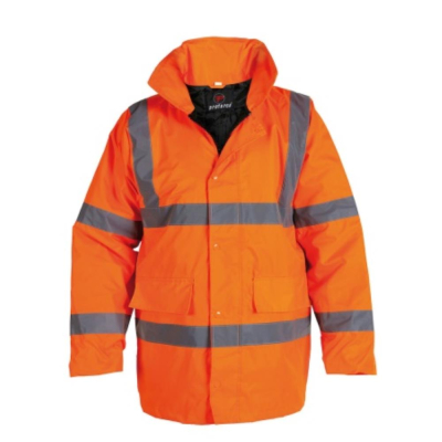 Orange Superior Hi-Vis Traffic Jacket Class 3 Size Large