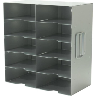 Wesbart Side Access Freezer Racking for 10x 2inch Cryoboxes 290H x 140W x 290D