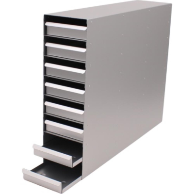 Wesbart Front Access Freezer Racking with Trays for 32x 2inch Cryoboxes 450H x 140W x 560D