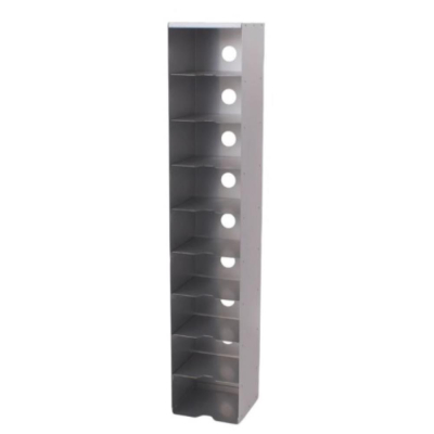 Wesbart Side Access Freezer Racking for 10x 2inch Cryoboxes 580H x 138W x 142D