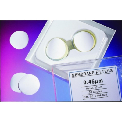 Whatman Nylon Membrane Circle, 0.45 um pore size, 13 mm