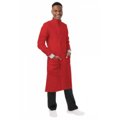Howie Lab Coat Unisex Red 46inch Chest Regular Length