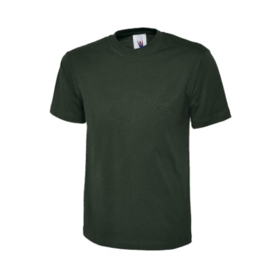 Bottle Green Unisex Classic T-Shirt 100% Cotton Size XSmall
