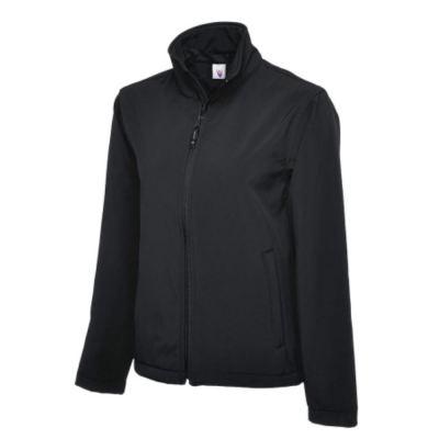 Black Classic Softshell Jacket 3 Layer Waterproof Size XSmall