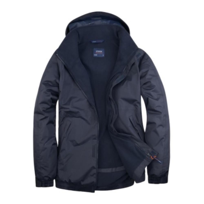Navy Premium Outdoor Waterproof Jacket Fleece Lined Size XSmall