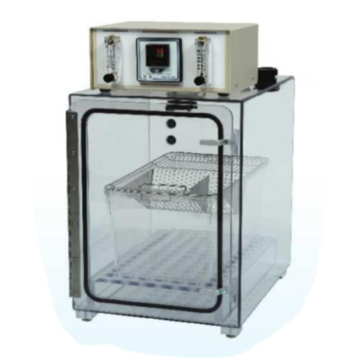 Coy O2 Controlled In Vivo Cabinet Connection to Gas Front Loading Door