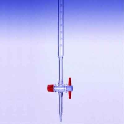 PYREX Glass Burette with PTFE Key Class B