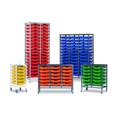 Gratnells Tall Treble Frame 1850mm Set 01