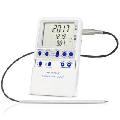 Traceable Memory-Loc Datalogging Cryogenic Thermometer with Calibration