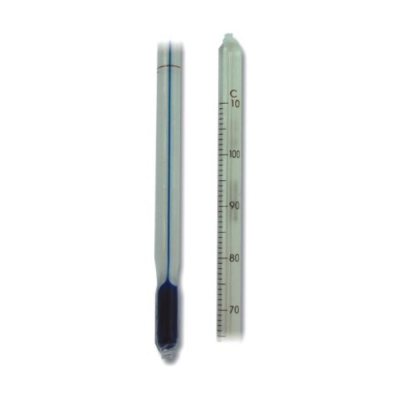 Teflon Coated Blue Lo-tox Total Immersion Thermometer
