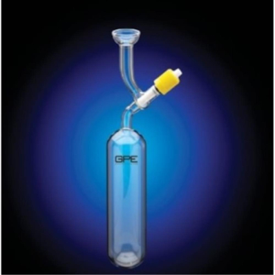 J Young Sample Flask With High Performance O-ring  Tap and Cup Joint