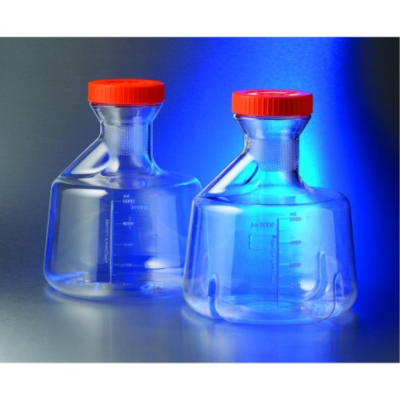 Corning Erlenmeyer Flasks, 5L, Vent Cap, Polycarbonate