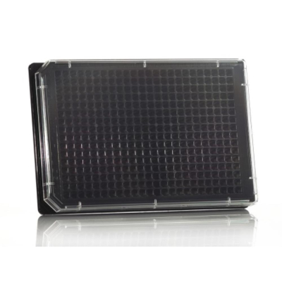 Azenta Life Sciences 384 Well Imaging Microplate Visionplate Clear 190 uL Flat Base Black Frame