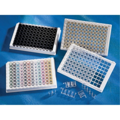 Corning 96 Well Clear Polystyrene Stripwell Microplate 25 per Bag without Lid Nonsterile