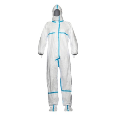 DuPont Tyvek 600 Plus  Coverall / Bunny Suit with socks - Non-Sterile