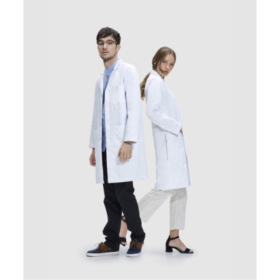 DR2 Unisex Classic Fit Lab Coat White