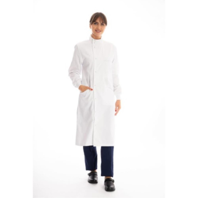 Howie Lab Coat Unisex White Tall Length 44inch